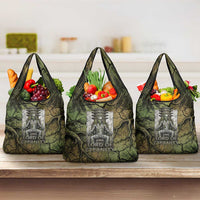 Osiris Grocery Bag Lord of Eternity Egyptian God Throne Mummy Staffs Ancient