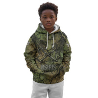 Osiris Kid Hoodie Lord of Eternity Egyptian God Throne Mummy Staffs Ancient