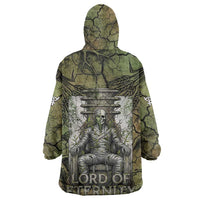 Osiris Kid Wearable Blanket Hoodie Lord of Eternity Egyptian God Throne Mummy Staffs Ancient
