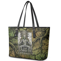 Osiris Leather Tote Bag Lord of Eternity Egyptian God Throne Mummy Staffs Ancient