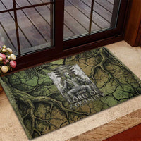Osiris Rubber Doormat Lord of Eternity Egyptian God Throne Mummy Staffs Ancient