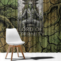 Osiris Window Curtain Lord of Eternity Egyptian God Throne Mummy Staffs Ancient