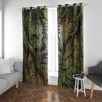Osiris Window Curtain Lord of Eternity Egyptian God Throne Mummy Staffs Ancient
