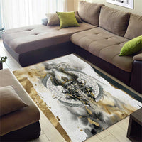 Osiris Egyptian Area Rug God of Afterlife Feather Scale Judgment Eye of Horus