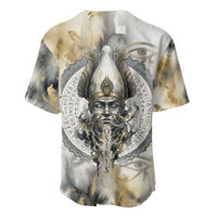 Osiris Egyptian Baseball Jersey God of Afterlife Feather Scale Judgment Eye of Horus