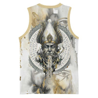 Osiris Egyptian Basketball Jersey God of Afterlife Feather Scale Judgment Eye of Horus