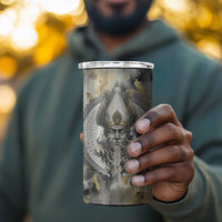 Osiris Egyptian 4 in 1 Can Cooler Tumbler God of Afterlife Feather Scale Judgment Eye of Horus