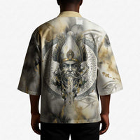 Osiris Egyptian Kimono God of Afterlife Feather Scale Judgment Eye of Horus