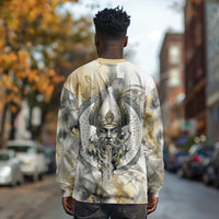Osiris Egyptian Long Sleeve Shirt God of Afterlife Feather Scale Judgment Eye of Horus