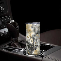 Osiris Egyptian Skinny Tumbler God of Afterlife Feather Scale Judgment Eye of Horus