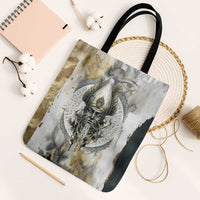 Osiris Egyptian Tote Bag God of Afterlife Feather Scale Judgment Eye of Horus