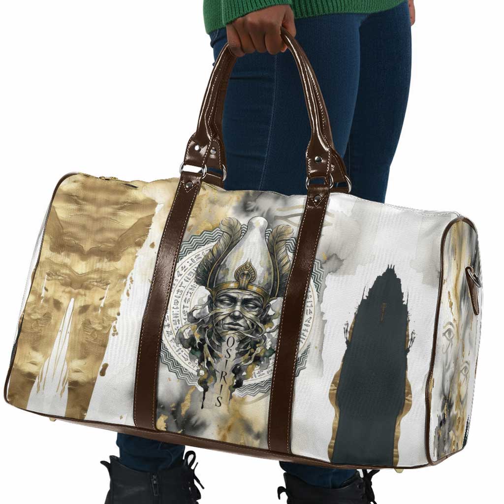 Osiris Egyptian Travel Bag God of Afterlife Feather Scale Judgment Eye of Horus