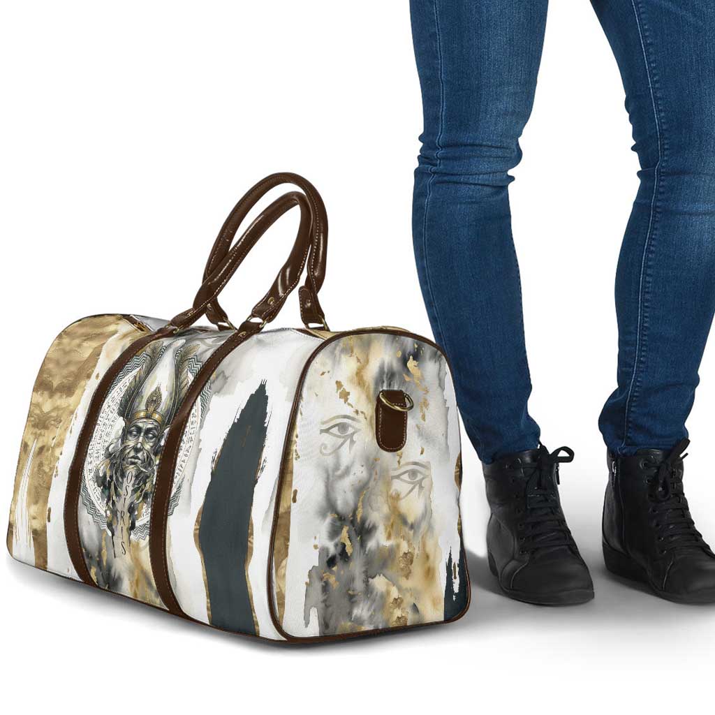 Osiris Egyptian Travel Bag God of Afterlife Feather Scale Judgment Eye of Horus