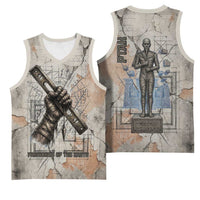 Ptah Egyptian Basketball Jersey God of Crafts Architecture Tools Fashioner of the Earth