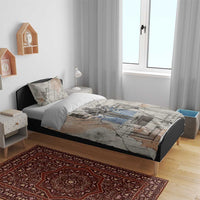Ptah Egyptian Bedding Set God of Crafts Architecture Tools Fashioner of the Earth