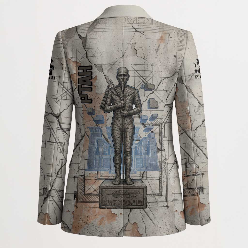 Ptah Egyptian Blazer God of Crafts Architecture Tools Fashioner of the Earth