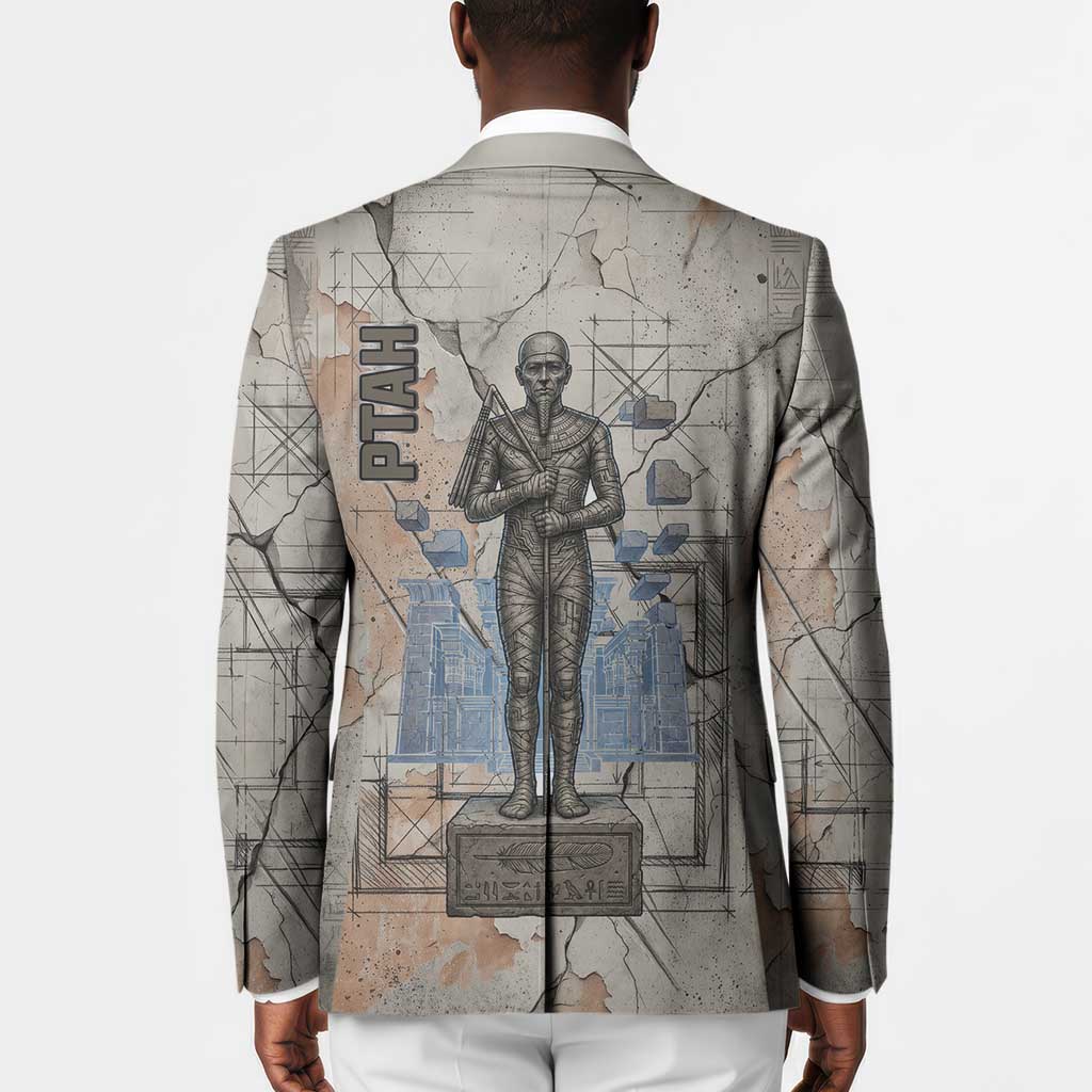Ptah Egyptian Blazer God of Crafts Architecture Tools Fashioner of the Earth