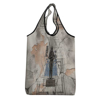 Ptah Egyptian Grocery Bag God of Crafts Architecture Tools Fashioner of the Earth