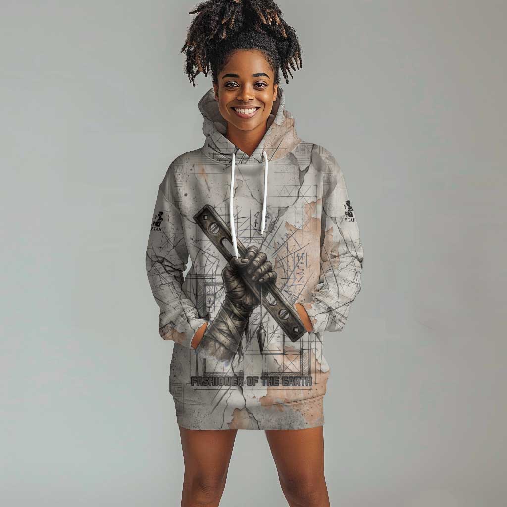 Ptah Egyptian Hoodie Dress God of Crafts Architecture Tools Fashioner of the Earth