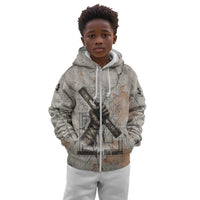 Ptah Egyptian Kid Hoodie God of Crafts Architecture Tools Fashioner of the Earth