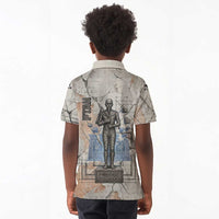 Ptah Egyptian Kid Polo Shirt God of Crafts Architecture Tools Fashioner of the Earth