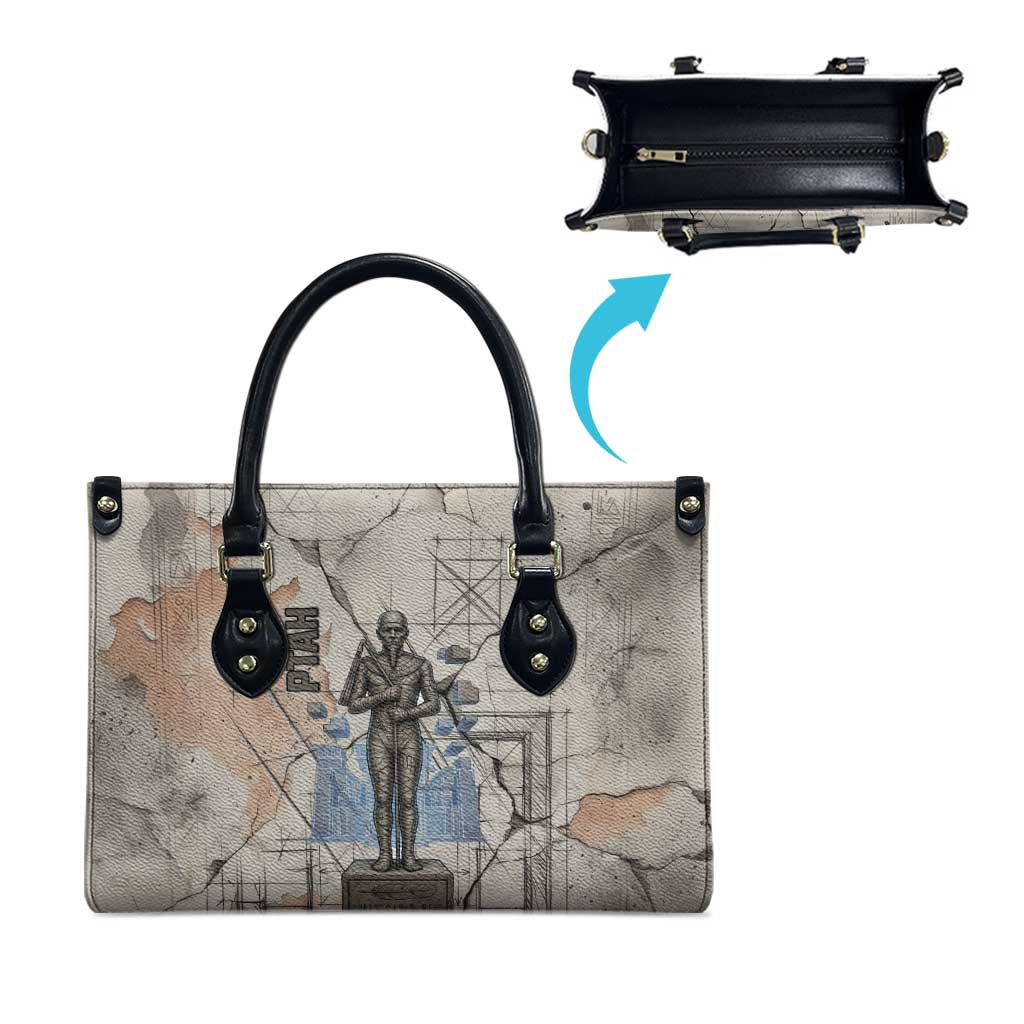 Ptah Egyptian Leather Bag God of Crafts Architecture Tools Fashioner of the Earth