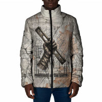 Ptah Egyptian Padded Jacket God of Crafts Architecture Tools Fashioner of the Earth