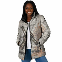 Ptah Egyptian Padded Jacket God of Crafts Architecture Tools Fashioner of the Earth
