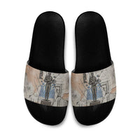 Ptah Egyptian Slide Sandals God of Crafts Architecture Tools Fashioner of the Earth