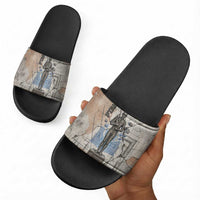 Ptah Egyptian Slide Sandals God of Crafts Architecture Tools Fashioner of the Earth