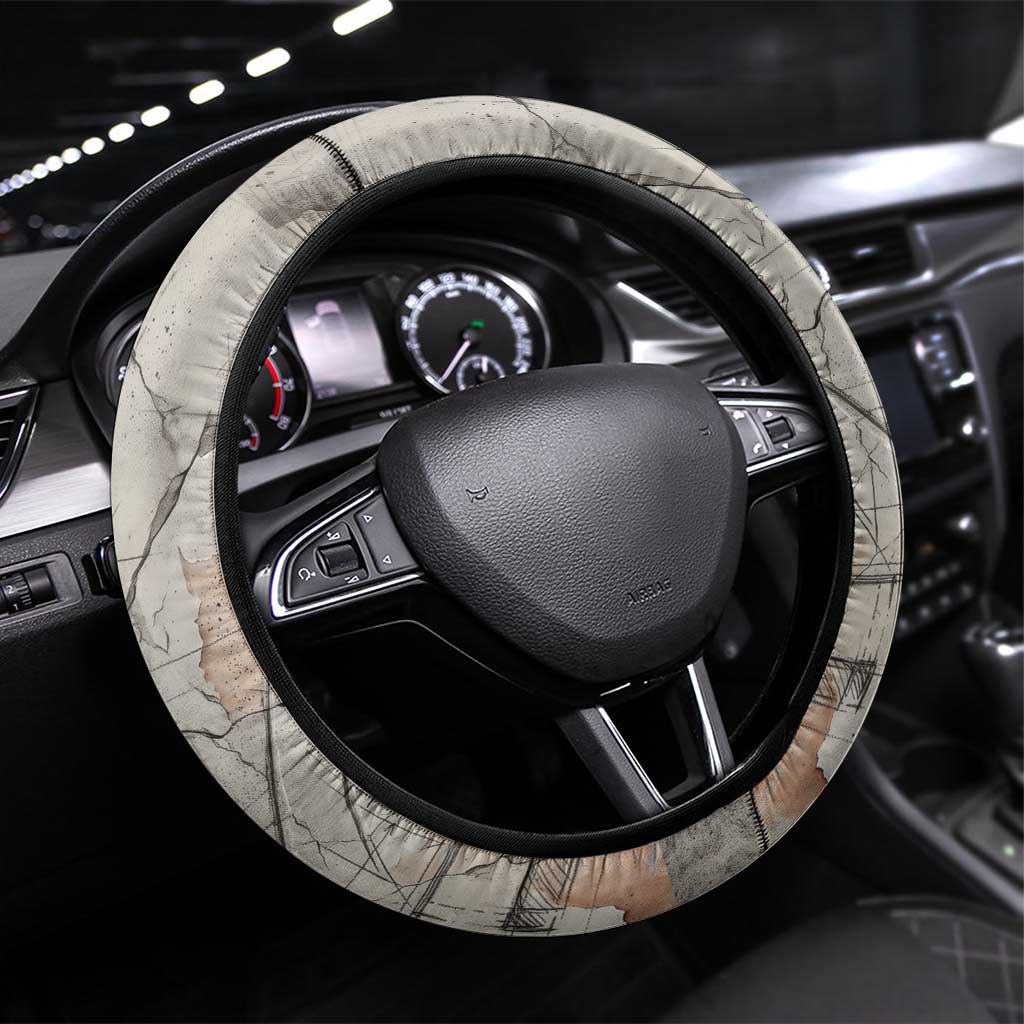 Ptah Egyptian Steering Wheel Cover God of Crafts Architecture Tools Fashioner of the Earth