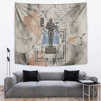 Ptah Egyptian Tapestry God of Crafts Architecture Tools Fashioner of the Earth