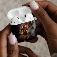 Ptah Egyptian AirPods Case God of Creation Great Artificer Hammer - Anvil Fire Forged
