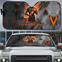 Ptah Egyptian Auto Sun Shade God of Creation Great Artificer Hammer - Anvil Fire Forged