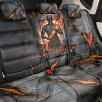 Ptah Egyptian Back Car Seat Cover God of Creation Great Artificer Hammer - Anvil Fire Forged