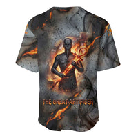 Ptah Egyptian Baseball Jersey God of Creation Great Artificer Hammer - Anvil Fire Forged