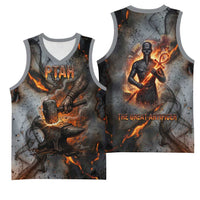 Ptah Egyptian Basketball Jersey God of Creation Great Artificer Hammer - Anvil Fire Forged