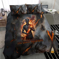 Ptah Egyptian Bedding Set God of Creation Great Artificer Hammer - Anvil Fire Forged