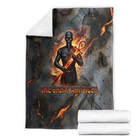 Ptah Egyptian Blanket God of Creation Great Artificer Hammer - Anvil Fire Forged