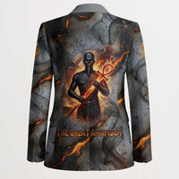 Ptah Egyptian Blazer God of Creation Great Artificer Hammer - Anvil Fire Forged