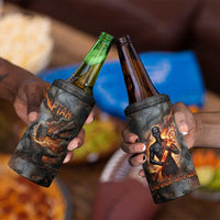 Ptah Egyptian 4 in 1 Can Cooler Tumbler God of Creation Great Artificer Hammer - Anvil Fire Forged