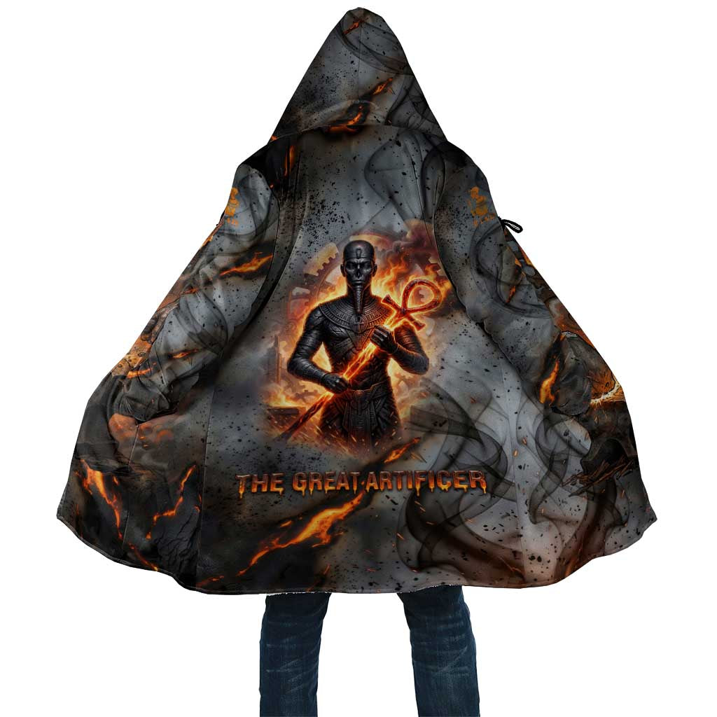 Ptah Egyptian Cloak God of Creation Great Artificer Hammer - Anvil Fire Forged