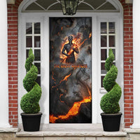 Ptah Egyptian Door Cover God of Creation Great Artificer Hammer - Anvil Fire Forged