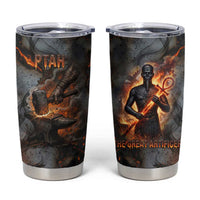 Ptah Egyptian Tumbler Cup God of Creation Great Artificer Hammer - Anvil Fire Forged