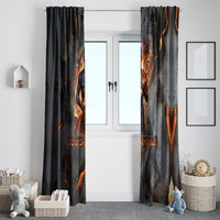 Ptah Egyptian Window Curtain God of Creation Great Artificer Hammer - Anvil Fire Forged
