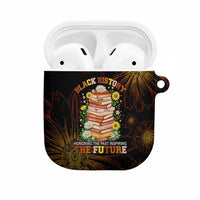 Black History Month Black African American Teachers AirPods Case Afrocentric Floral Art with Motivational Typography