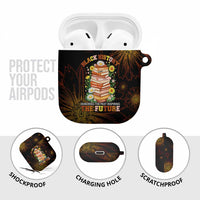 Black History Month Black African American Teachers AirPods Case Afrocentric Floral Art with Motivational Typography