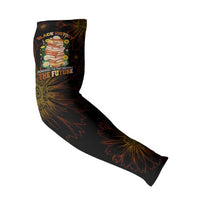 Black History Month Black African American Teachers Arm Sleeves Afrocentric Floral Art with Motivational Typography
