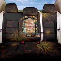 Black History Month Black African American Teachers Back Car Seat Cover Afrocentric Floral Art with Motivational Typography
