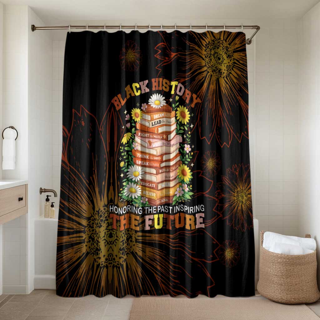 Black History Month Black African American Teachers Bathroom Set Afrocentric Floral Art with Motivational Typography